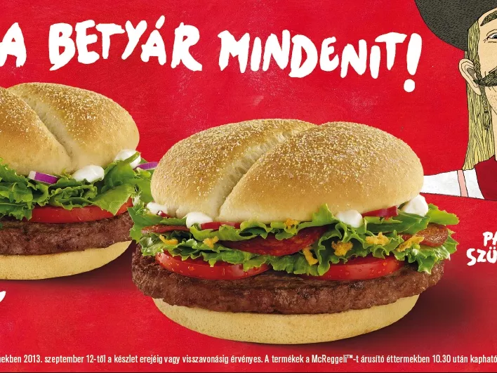 Itt a McDonald's szürkemarhás kampánya