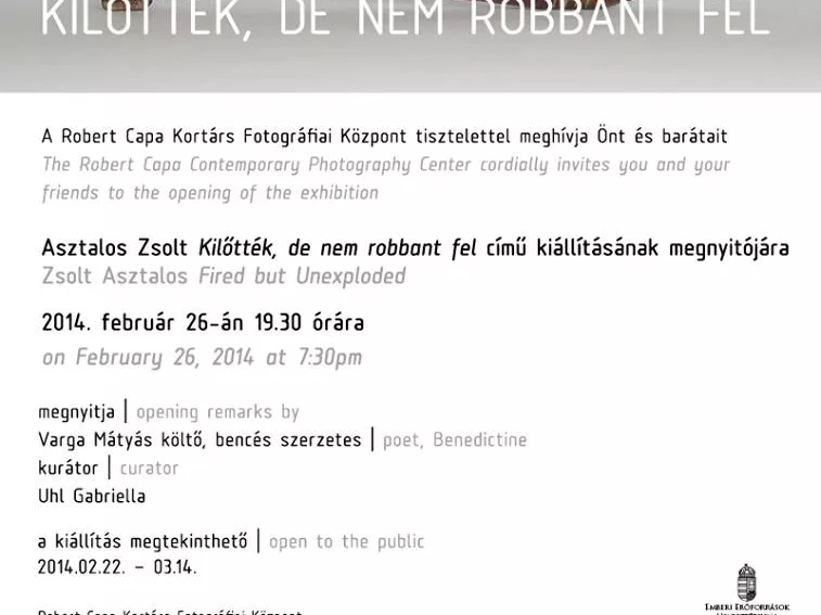 Kiállítása lesz Asztalos Zsoltnak