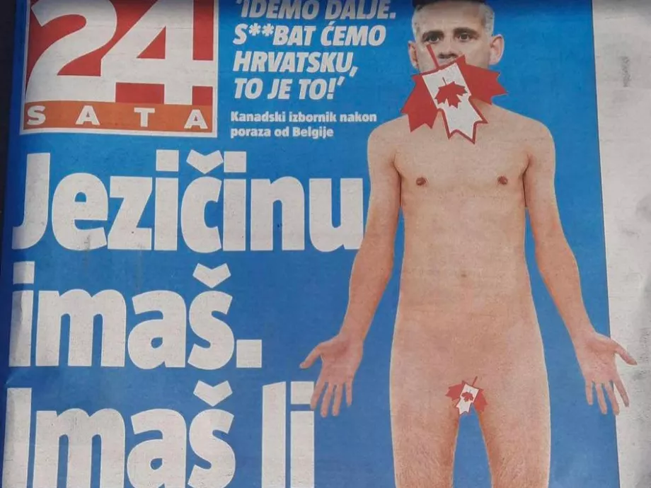 Összecsaptak a horvát és kanadai bulvárlapok is a kanadai edző szókimondó nyilatkozata miatt
