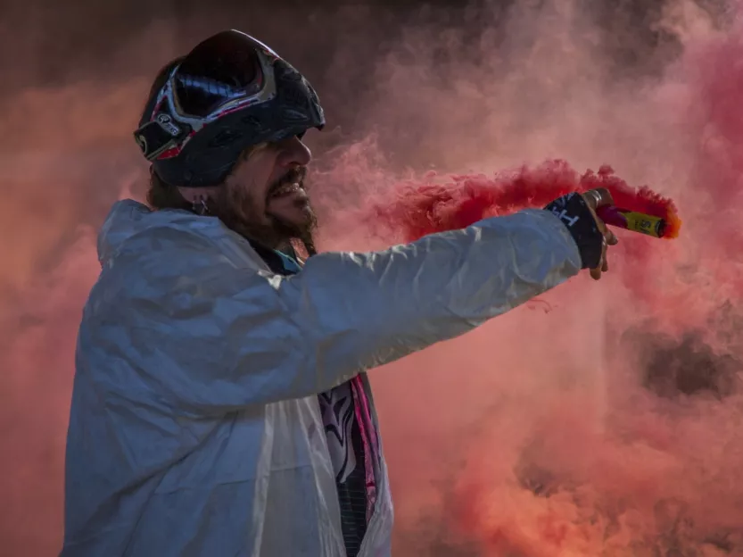 Ganxsta Zolee és Nacsa Olivér az Arany Ászok filmjében
