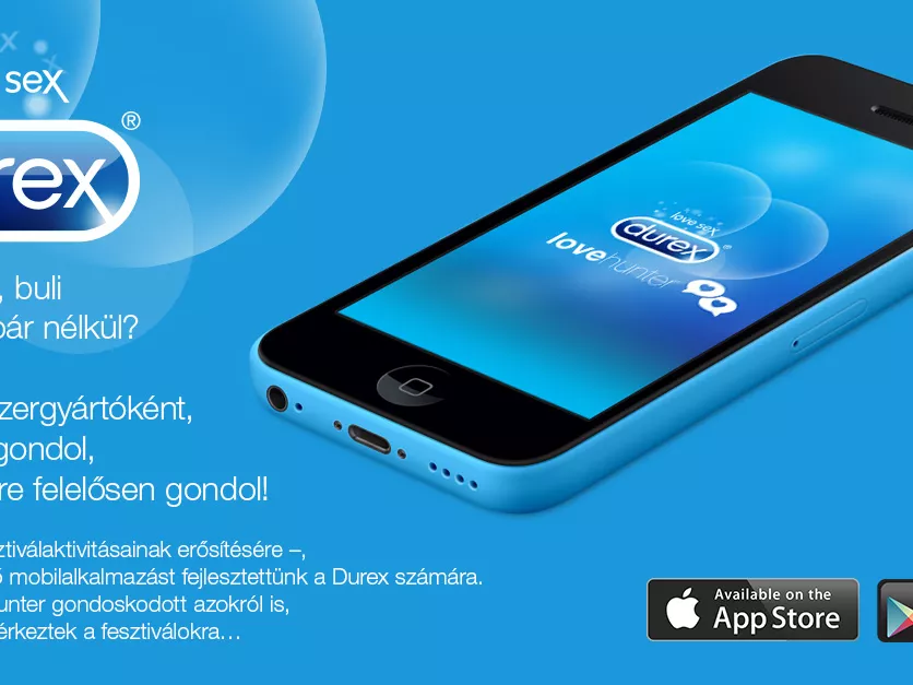 47. Durex LoveHunter mobilapplikáció