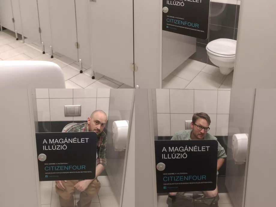 Zseniális reklám egy magyar vécében