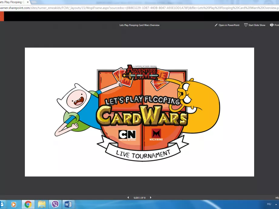 A Kalandra fel! sorozatához készített alkalmazást a Cartoon Network