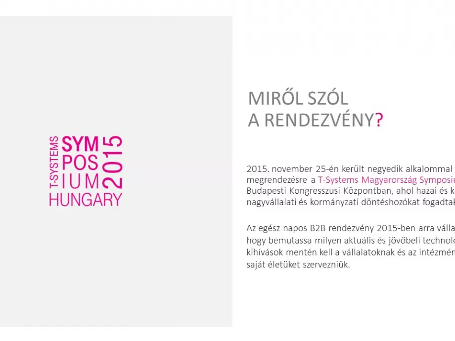 59. T-Systems Symposium 2015