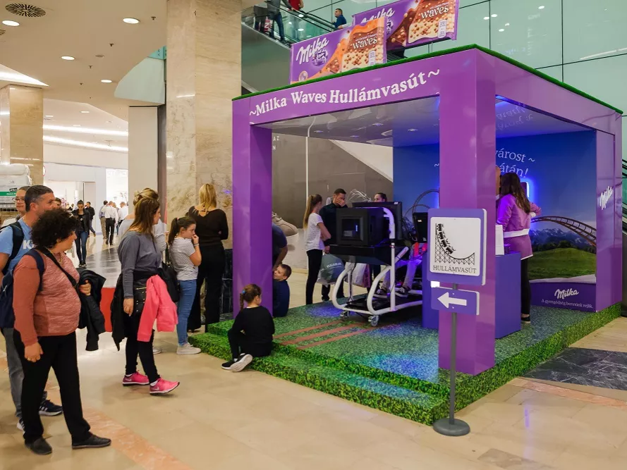 Budapest fölött hullámvasutaztat a Milka