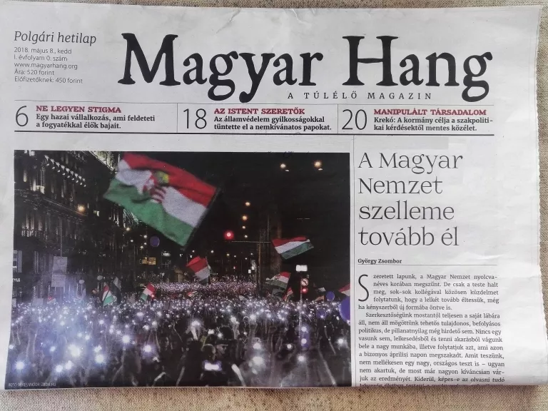 Szégyen, nem szégyen, kiállunk az utcára és áruljuk