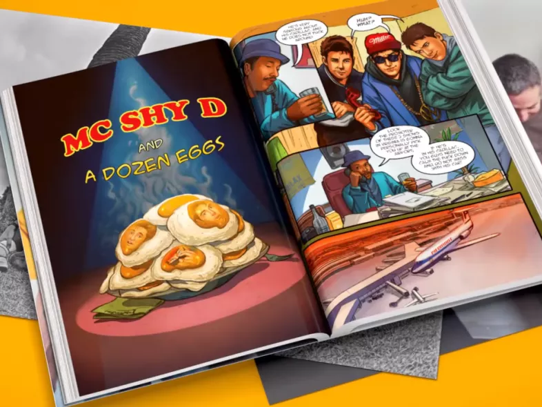 Magyar grafikus rajzolt képregényt a Beastie Boys-könyvbe