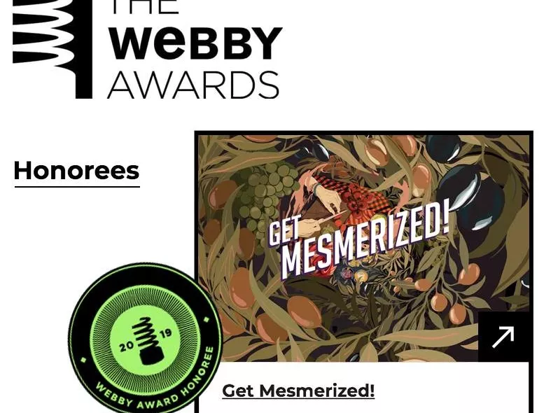 A White Rabbit munkája döntős a Webby Awardson