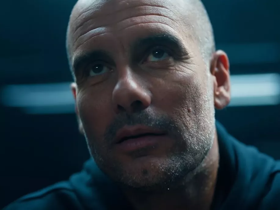 Guardiola még a stábot is befenyíti a Puma reklámjában