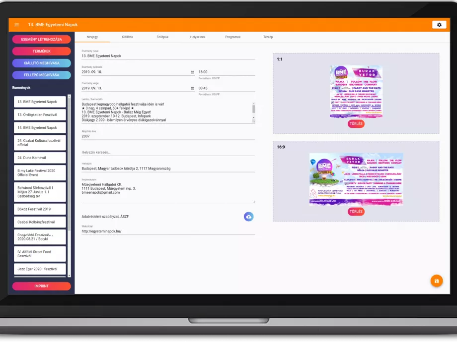 Rendezvényesek: új, ingyenes platform!