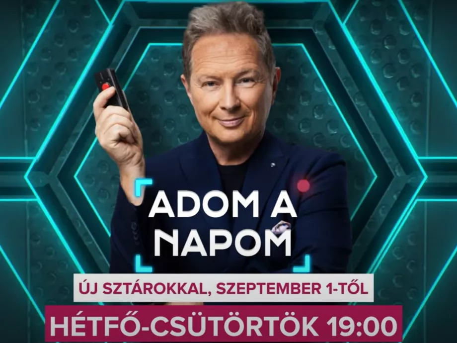 Presser Gábor, Pataki Zita, Oláh Gergő és Kovács András Péter lesznek az Adom a napom 5. évadának első vendégei