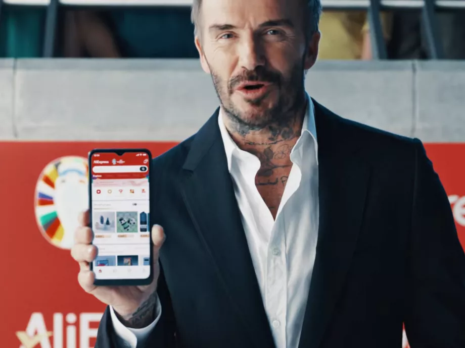 Nem Wishen rendelték: David Beckham lett az AliExpress reklámarca