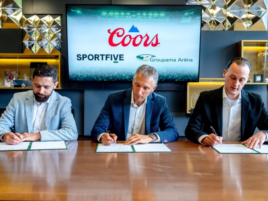 Rátaposott a gázra a Coors: a Groupama Aréna hivatalos söre lett