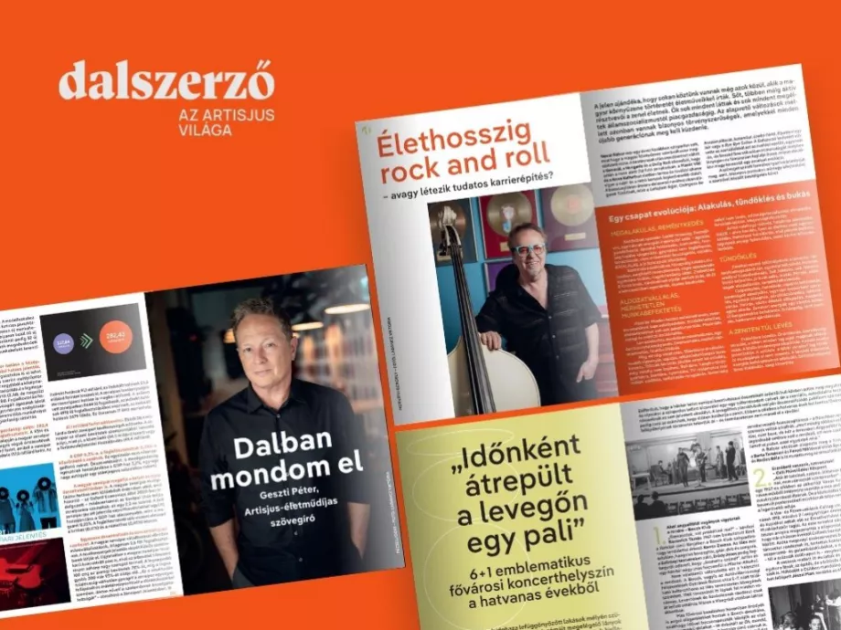 A bakelittől az algoritmusig: a Dalszerzők Napján jelenik meg a Dalszerző Bookazin
