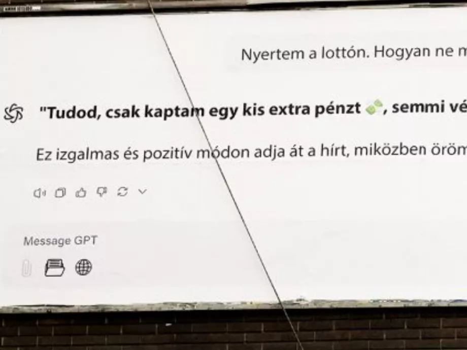 Óriásplakátok kérdezik: mégis, hogyan épült be az AI az emberi kommunikációba?
