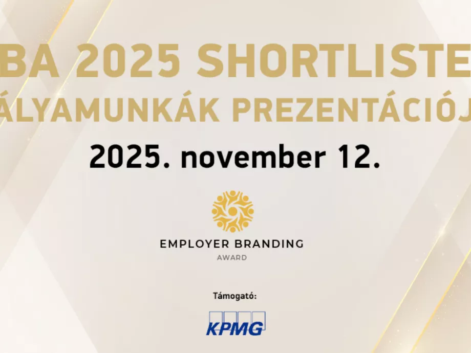 Megvan a 2025-ös Employer Branding Award shortlistje