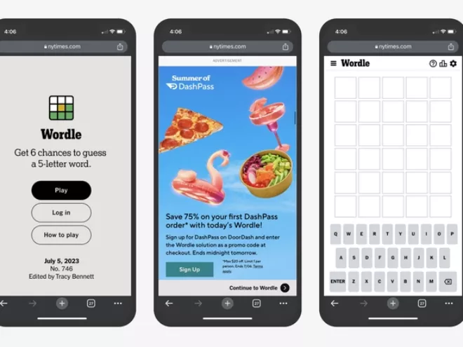DoorDash kupont nyerhetnek az ügyes New York Times szófejtők
