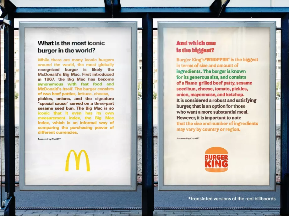A McDonald's, a Burger King és a ChatGPT besétált egy megállóba, majd vitába keveredett