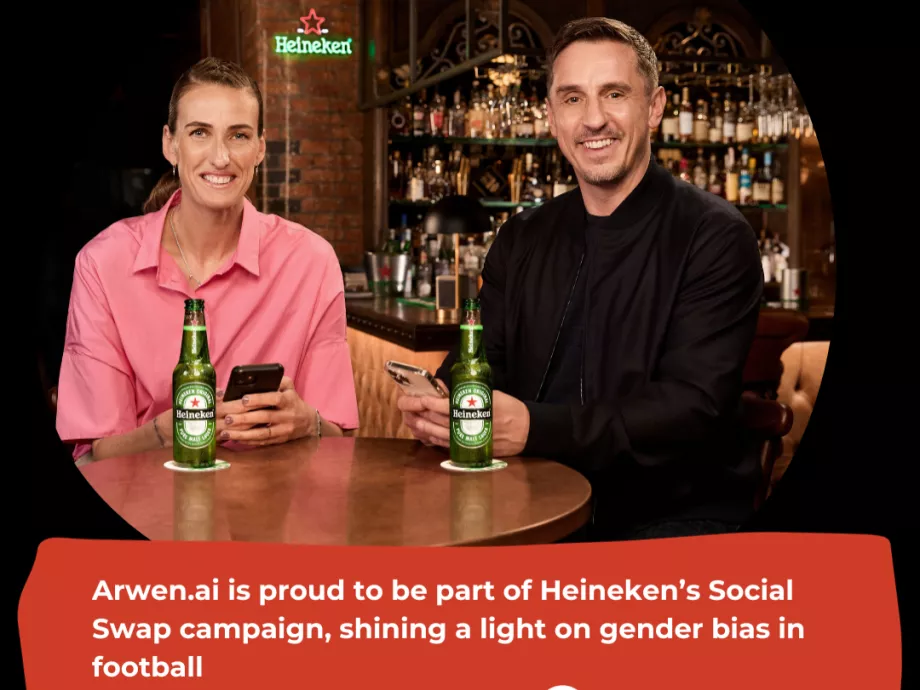 „Menj vissza a konyhába!” – Férfi és nő sportújságíró cserél közösségi média profilt a Heineken-kampányban