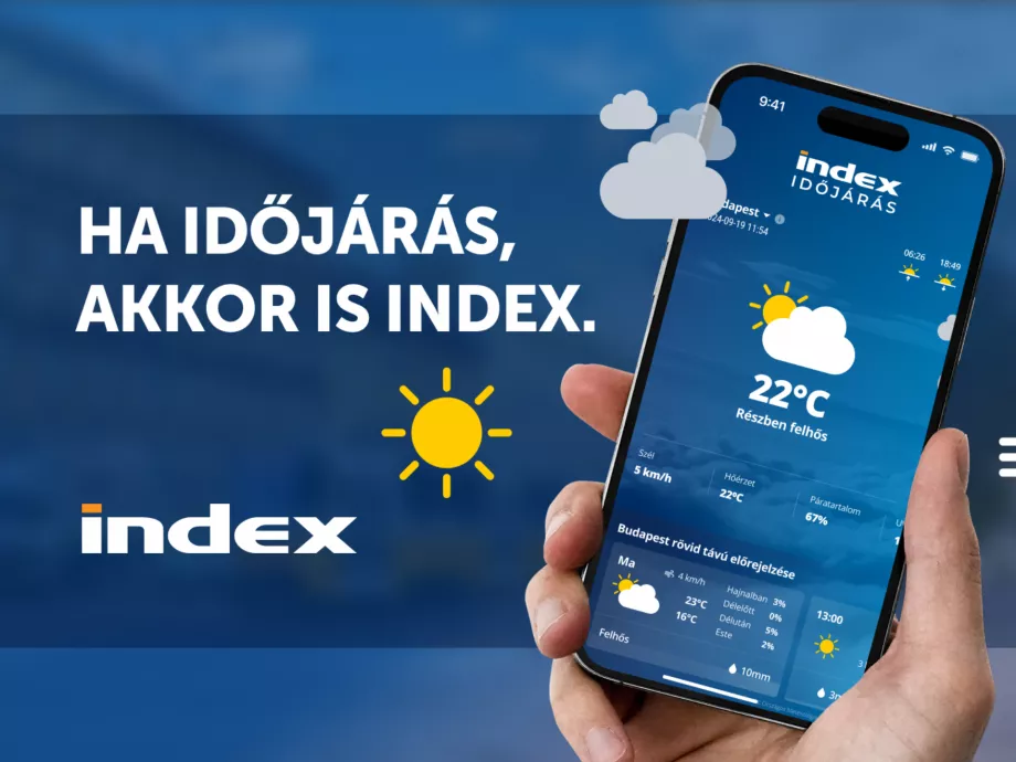Új időjárás funkcióval rukkolt elő az Index