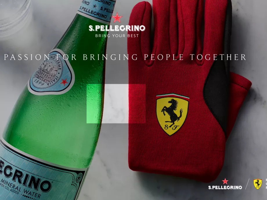 Az élet szeretetére inspirál a S.Pellegrino és a Ferrari új stratégiai  partnersége