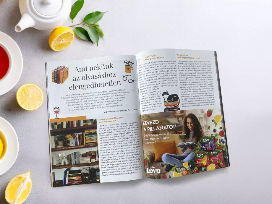 Egy jó könyv és egy bögre tea: mi más kell a hideg idő átvészelésére?