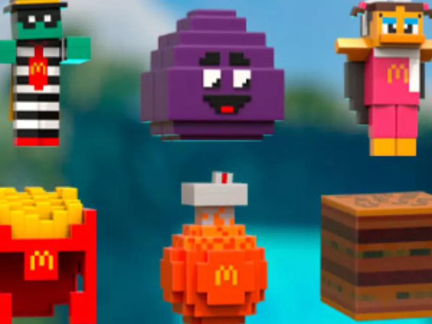 A Minecraft univerzuma a McDonald’s karaktereivel bővül