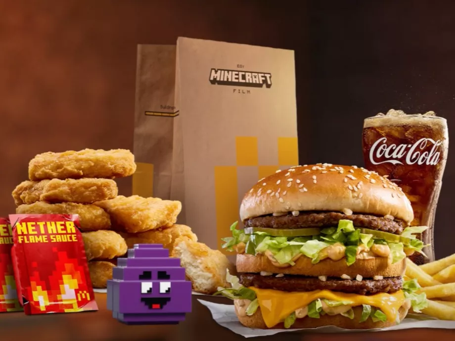 Big Mac kristály, Zomburglar - összeállt a mekis Minecraft menü