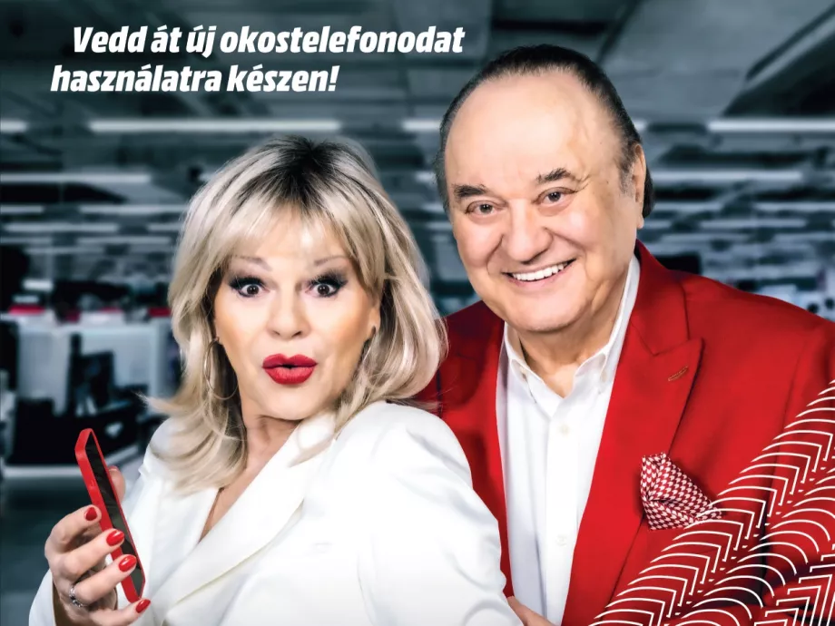 „Ezt kapd ki, Klárikám!” – Korda György okostelefon-guru lett a Media Markt kampányában