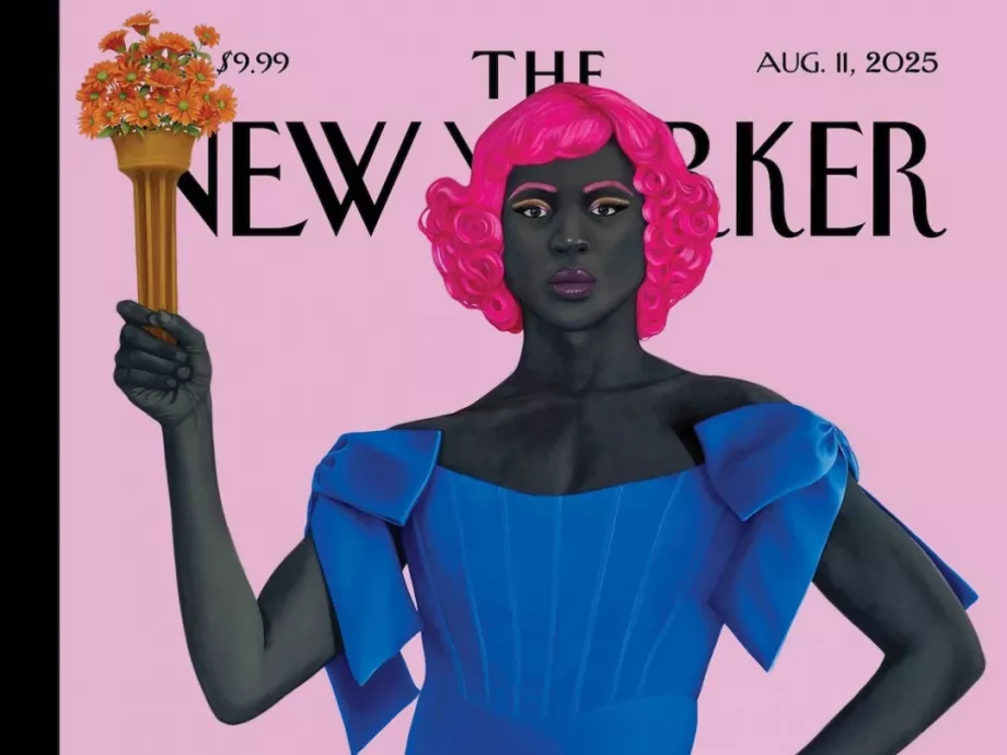 A Smithsonian Intézet elutasította, a New Yorker címlapon hozza Amy Sherald transznemű Szabadság-szobrot ábrázoló festményét
