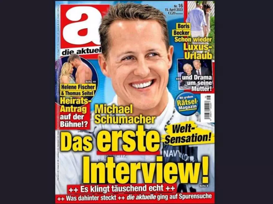 Schumacher-interjúval dicsekedett a lap, pedig csak a mesterséges intelligenciát kérdezték