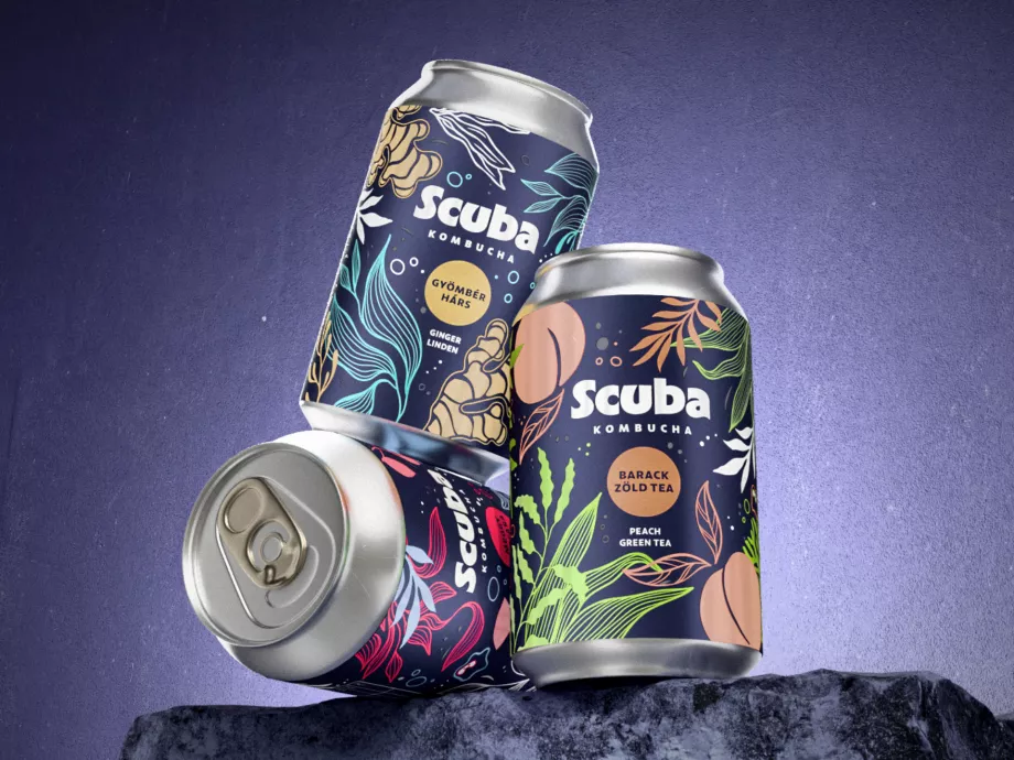 Új kombucha termékcsaládhoz tervezett csomagolást a Progressive