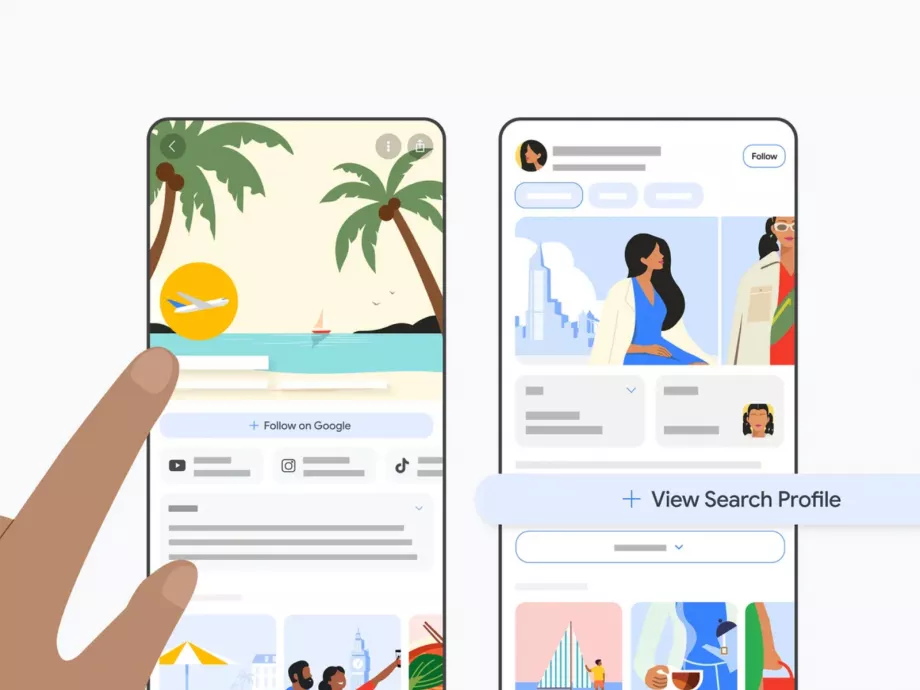 A Google új, testre szabható profiloldalakkal alakítja át a keresési találatokat