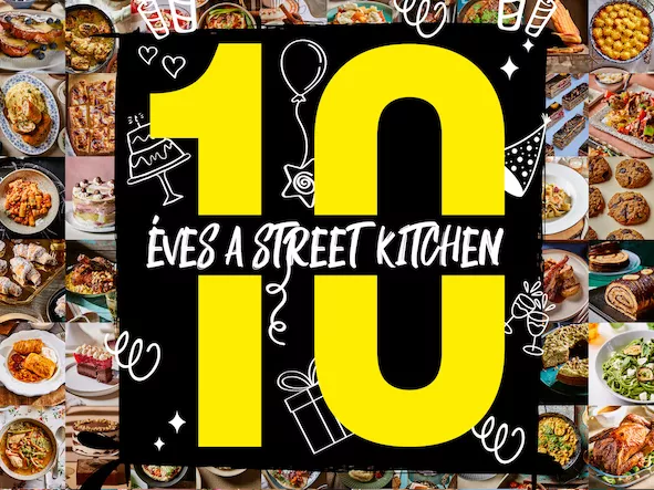 10 éves a Street Kitchen, extra tartalmakkal és kaparós sorsjeggyel készülnek