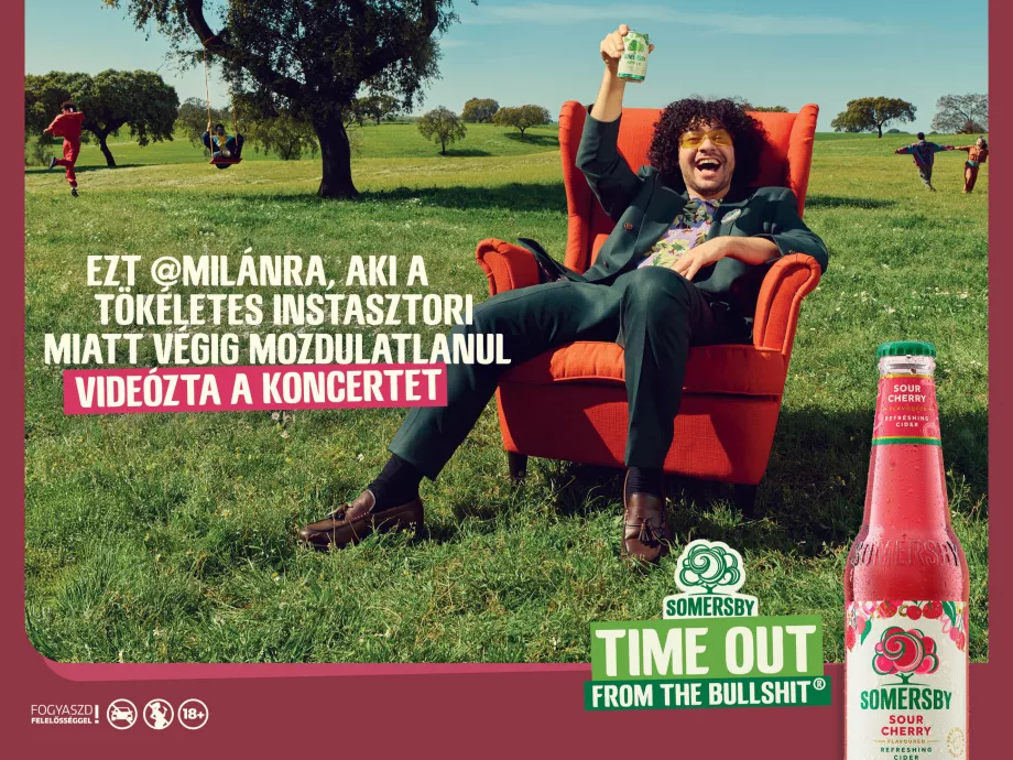 A Somersby új kampánya megálljt parancsol a modern kori bullshitnek