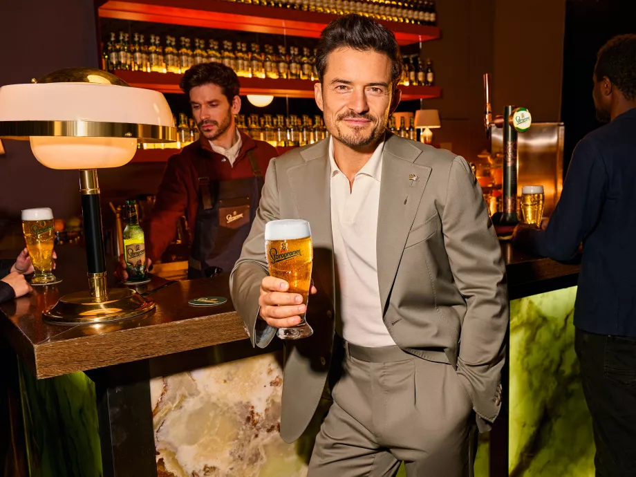 Orlando Bloom a Staropramen új márkanagykövete