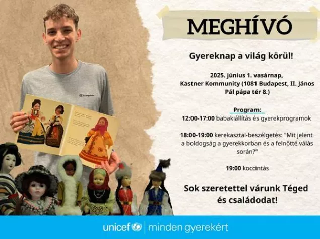 Gyermeknapi különlegesség az UNICEF-től: csak egy napig látható babakiállítás