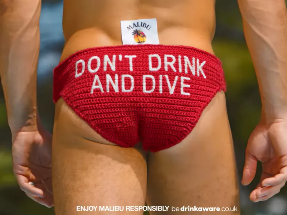 A Malibu ittas csobbanás elleni kampánnyal köti össze Tom Daley műugró hobbiját
